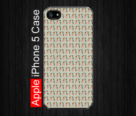 iPhone 5 Case,kiss orla kiely, Black Case