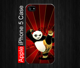 iPhone 5 Case,kungfu panda, Black Case