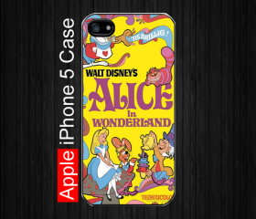iPhone 5 Case,Alice in Wonderland #4 iPhone 5 Case, Black Case